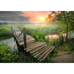 Tableau sur toile natural sunset 30x45 cm Fabriqué en France