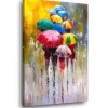 Tableau sur toile parapluie 30x45 cm Fabriqué en France