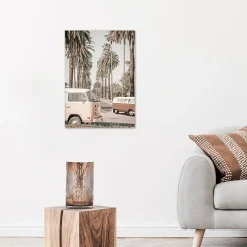 Tableau sur toile vintage vans combis l.55 x H.75 cm Dada Art
