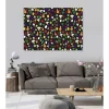 Tableau toile en kit ASSORTIMENT DE LÉGUMES 180 x 130 cm - Toile textile sans PVC, Made in France par Scenolia