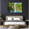 Tableau toile en kit BASSIN DES AIGRETTES 140 x 95 cm - Toile textile sans PVC, Made in France par Scenolia