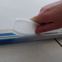 Tableau toile en kit BLUE MISTY DEER 140 x 95 cm - Toile textile sans PVC, Made in France par Scenolia