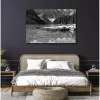 Tableau toile en kit CANADA NB 140 x 95 cm - Toile textile sans PVC, Made in France par Scenolia