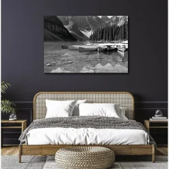 Tableau toile en kit CANADA NB 140 x 95 cm - Toile textile sans PVC, Made in France par Scenolia