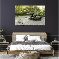 Tableau toile en kit CHANIWA 140 x 95 cm - Toile textile sans PVC, Made in France par Scenolia