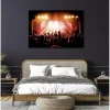 Tableau toile en kit CONCERT 140 x 95 cm - Toile textile sans PVC, Made in France par Scenolia