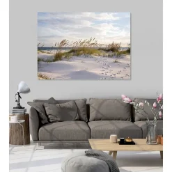 Tableau toile en kit DIRECTION OCÉAN 180 x 130 cm - Toile textile sans PVC, Made in France par Scenolia