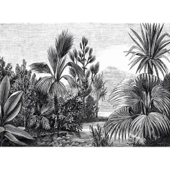 Tableau toile en kit LUXURIANCE 180 x 130 cm - Toile textile sans PVC, Made in France par Scenolia