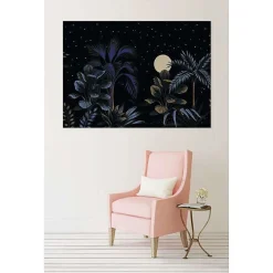 Tableau toile en kit NUIT ETOILEE 180 x 130 cm - Toile textile sans PVC, Made in France par Scenolia