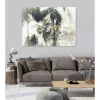 Tableau toile en kit PALM TREES 180 x 130 cm - Toile textile sans PVC, Made in France par Scenolia