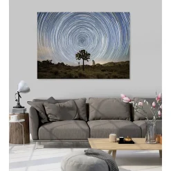 Tableau toile en kit STARSTRAIL 180 x 130 cm - Toile textile sans PVC, Made in France par Scenolia