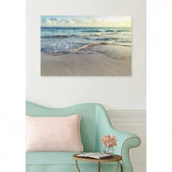 Tableau toile XXL en kit La Plage 90 x 60 cm - Toile textile sans PVC