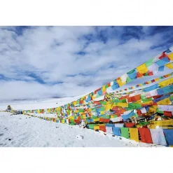 Tableau toile XXL en kit Tibet 60 x 40 cm - Toile textile sans PVC