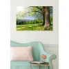 Tableau toile XXL en kit Oree Du Bois 90 x 60 cm - Toile textile sans PVC
