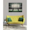 Tableau toile XXL en kit Stade De Rugby 130 x 90 cm - Toile textile sans PVC