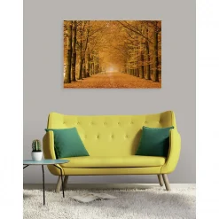 Tableau toile XXL en kit Allee Cavaliere 130 x 90 cm - Toile textile sans PVC