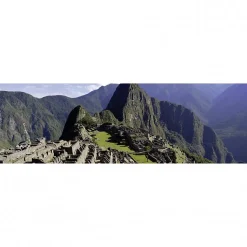Tableau toile XXL en kit Machu Picchu 130 x 40 cm - Toile textile sans PVC