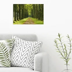 Tableau toile XXL en kit Un Dimanche À La Campagne 60 x 40 cm - Toile textile sans PVC