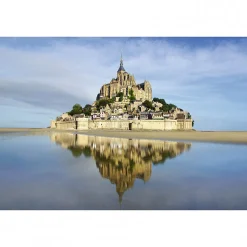 Tableau toile XXL en kit Baie Du Mont Saint Michel 60 x 40 cm - Toile textile sans PVC