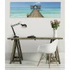 Tableau toile XXL en kit Bora Bora 130 x 40 cm - Toile textile sans PVC