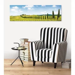 Tableau toile XXL en kit Toscane 130 x 40 cm - Toile textile sans PVC
