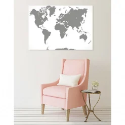 Tableau toile XXL en kit Une Nuance De Gris 130 x 90 cm - Toile textile sans PVC