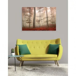Tableau toile XXL en kit Forêt Pourpre 130 x 90 cm - Toile textile sans PVC