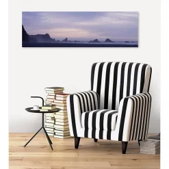 Tableau toile XXL en kit Matin Mauve 130 x 40 cm - Toile textile sans PVC