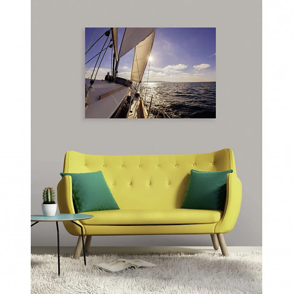 Tableau toile XXL en kit En Mer 130 x 90 cm - Toile textile sans PVC