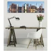 Tableau toile XXL en kit Manhattan Panoramique 130 x 40 cm - Toile textile sans PVC