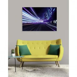 Tableau toile XXL en kit Lazer Race 130 x 90 cm - Toile textile sans PVC