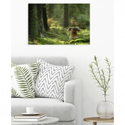 Tableau toile XXL en kit Champignon Des Bois 90 x 60 cm - Toile textile sans PVC