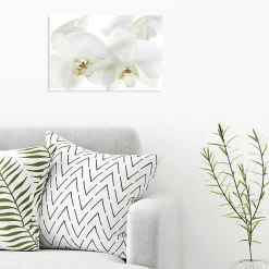 Tableau toile XXL en kit Orchidee 60 x 40 cm - Toile textile sans PVC