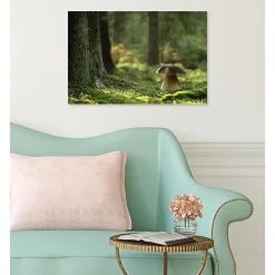 Tableau toile XXL en kit Champignon Des Bois 60 x 40 cm - Toile textile sans PVC