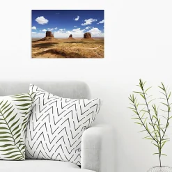 Tableau toile XXL en kit Monument Valley 60 x 40 cm - Toile textile sans PVC