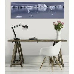 Tableau toile XXL en kit Silence 130 x 40 cm - Toile textile sans PVC