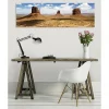 Tableau toile XXL en kit Monument Valley 130 x 40 cm - Toile textile sans PVC