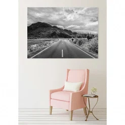 Tableau toile XXL en kit Vers La Frontiere 180 x 130 cm - Toile textile sans PVC