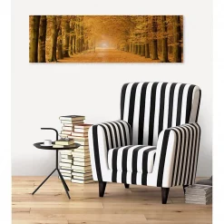 Tableau toile XXL en kit Allée Cavalière 130 x 40 cm - Toile textile sans PVC
