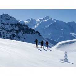 Tableau toile XXL en kit Ski De Rando 180 x 130 cm - Toile textile sans PVC