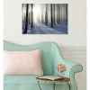 Tableau toile XXL en kit Foret D'Hiver 60 x 40 cm - Toile textile sans PVC