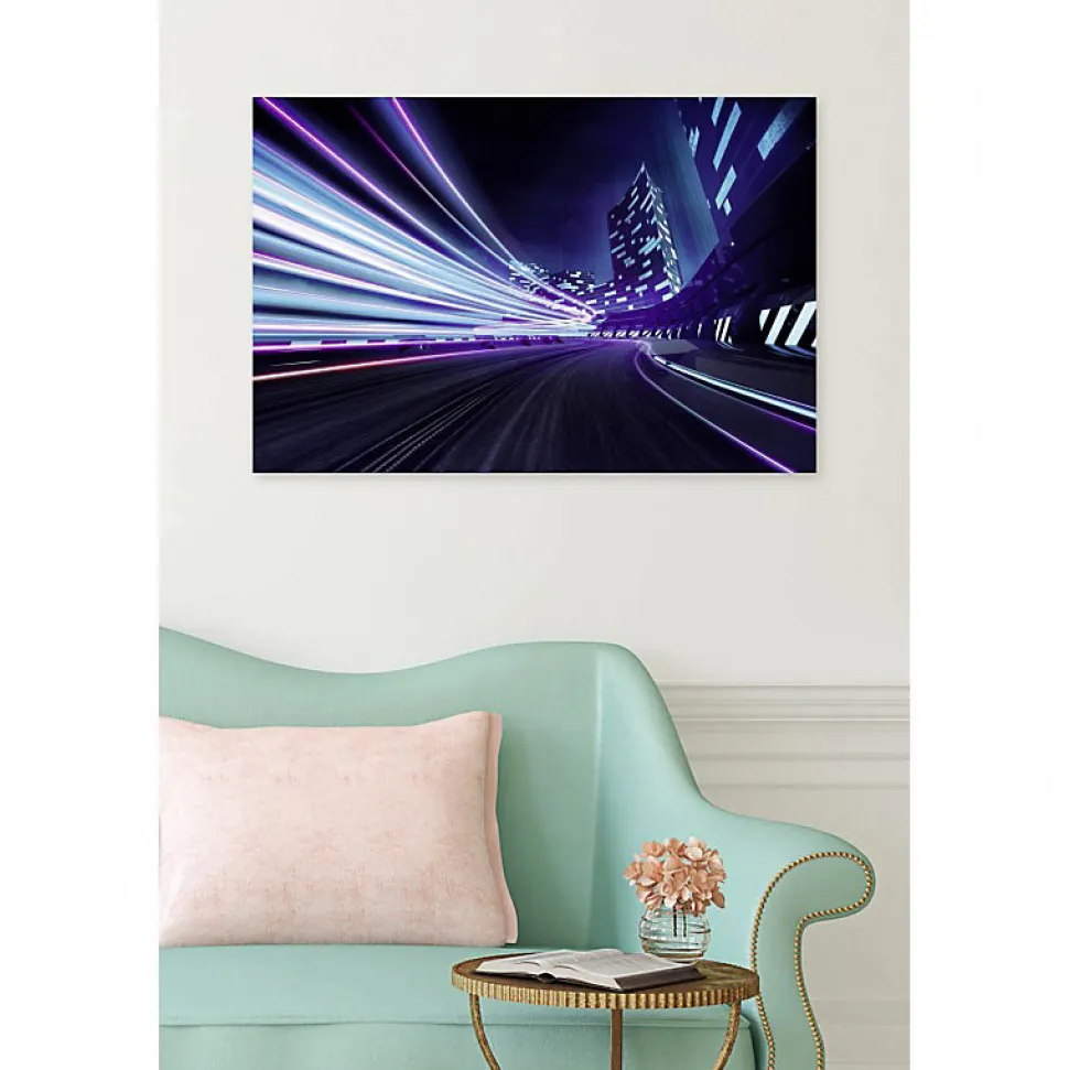 Tableau toile XXL en kit Lazer Race 90 x 60 cm - Toile textile sans PVC