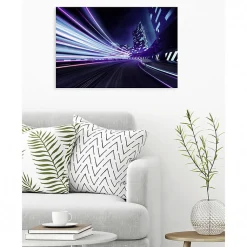 Tableau toile XXL en kit Lazer Race 90 x 60 cm - Toile textile sans PVC
