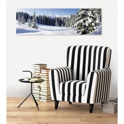 Tableau verre acrylique Mont Chery 130 x 40 cm - Décoration murale photo pour la maison
