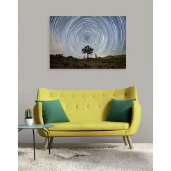 Tableau verre acrylique Starstrail 130 x 90 cm - Décoration murale photo pour la maison