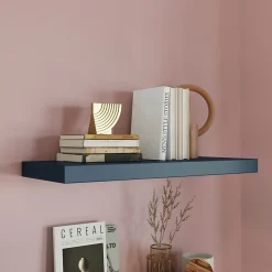 Tablette murale avec fixation invisible GoodHome Cusko bleu foncé 60 cm