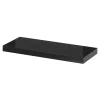 Tablette murale avec fixation invisible GoodHome Cusko noir brillant 60 cm