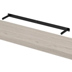 Tablette murale avec fixation invisible GoodHome Cusko effet chêne clair 118 cm