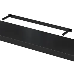 Tablette murale avec fixation invisible GoodHome Cusko noir 118 cm