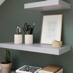 Tablette murale avec fixation invisible GoodHome Cusko gris 60 cm